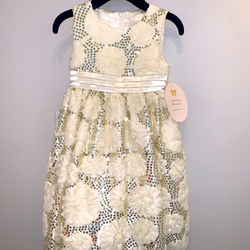 Girls American Princess Dress Sz 5